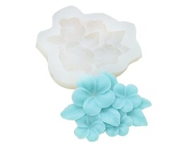 Molde silicona tocado de flores nuevas 